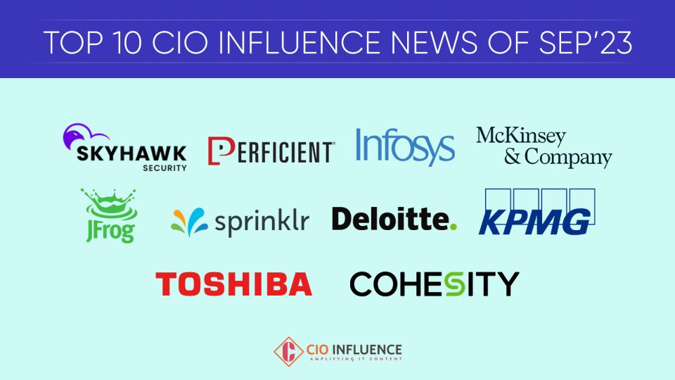 Top 10 CIO Influence News of Sep’23